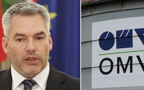 Karl Nehammer e OMV