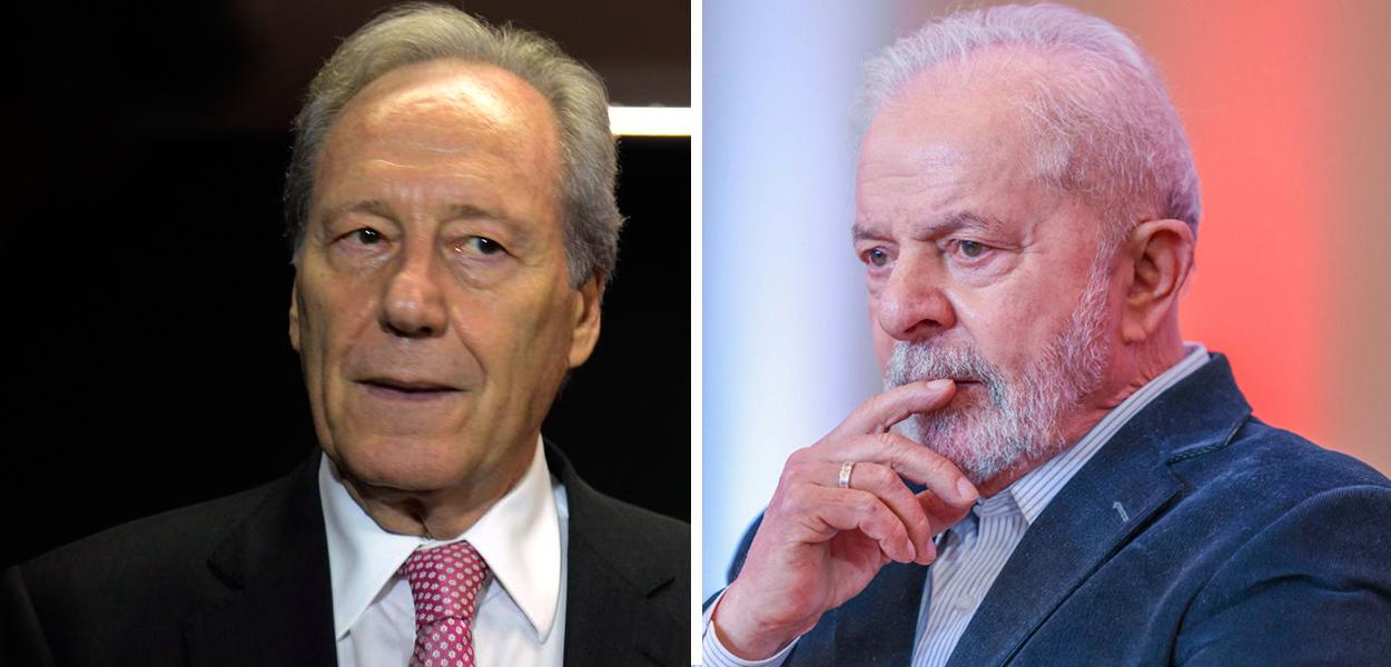 Ricardo Lewandowski e o ex-presidente Luiz Inácio Lula da Silva