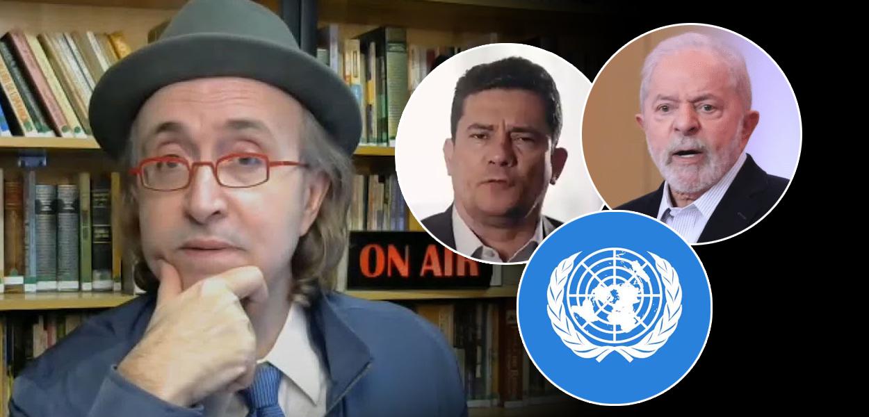 Jornalista Reinaldo Azevedo, Sergio Moro, ex-presidente Luiz Inácio Lula da Silva e a ONU