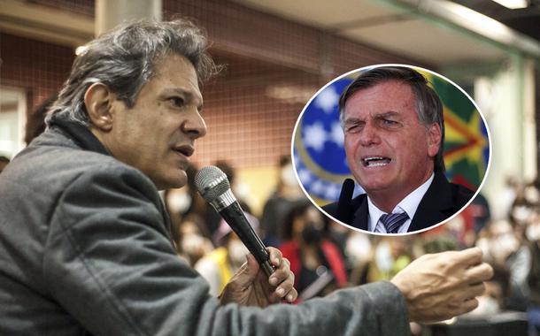Fernando Haddad e Jair Bolsonaro
