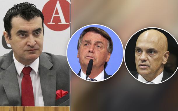 Alysson Mascara, Bolsonaro e Alexandre de Moraes