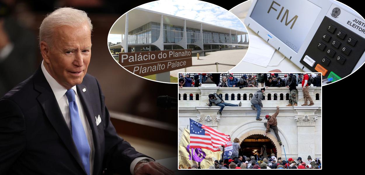Joe Biden, ataque ao Capitólio, urnas e o Palácio do Planalto