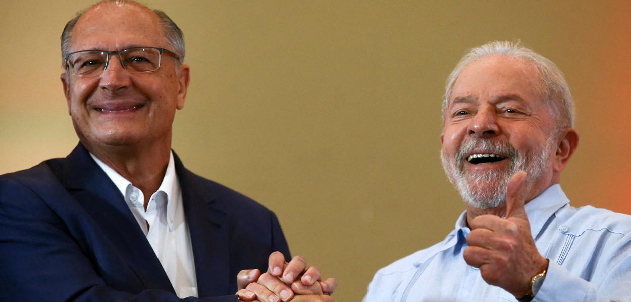 Geraldo Alckmin e o ex-presidente Luiz Inácio Lula da Silva