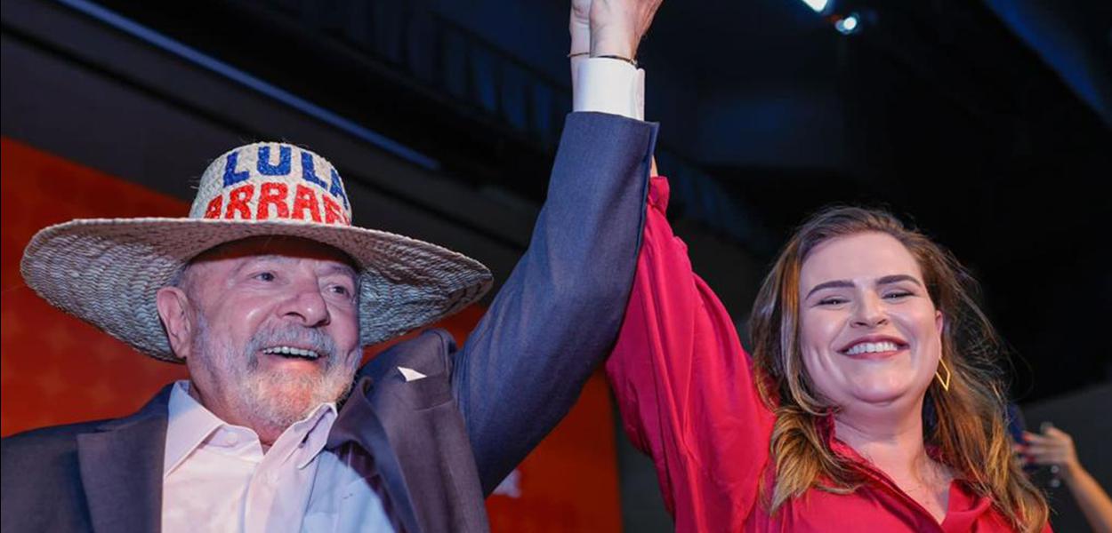 Ex-presidente Luiz Inácio Lula da Silva e Marília Arraes