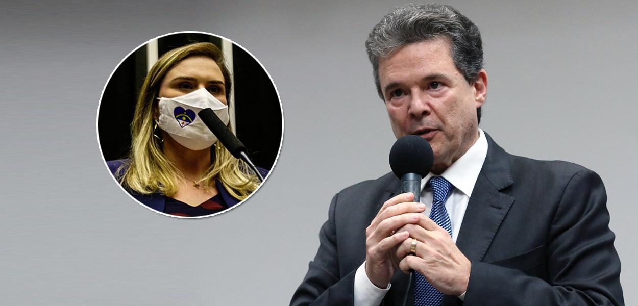 Marília Arraes e André de Paula
