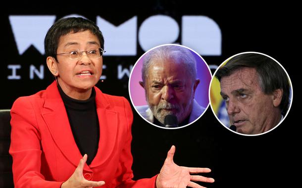 Maria Ressa, Lula e Jair Bolsonaro