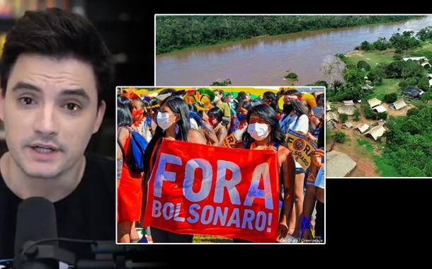 Felipe Neto, ato de índios contra Jair Bolsonaro e a região de Waiakás, em Roraima