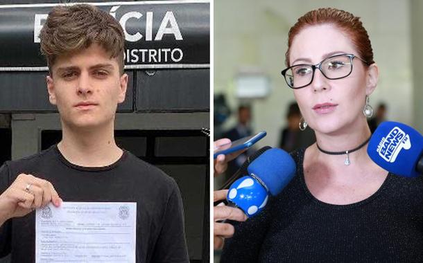 Victor Carazzatto e Carla Zambelli