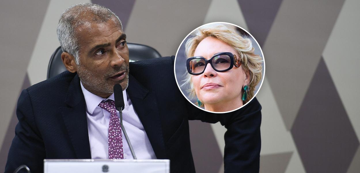 Romário e Rogeria Bolsonaro