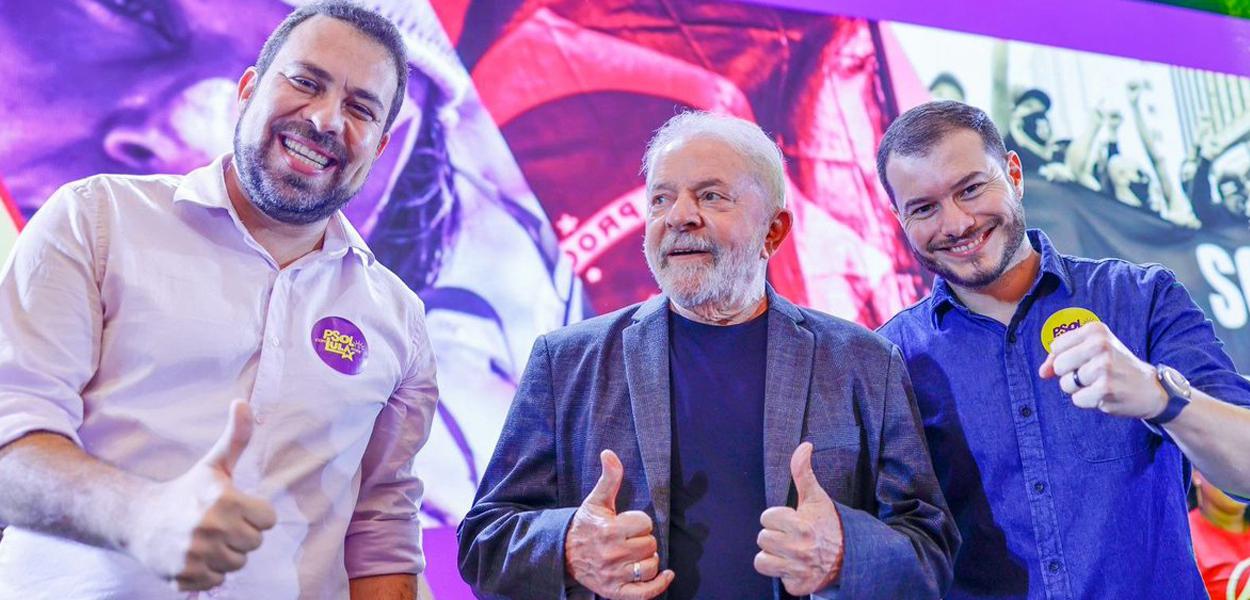 Guilherme Boulos, Lula e Juliano Medeiros