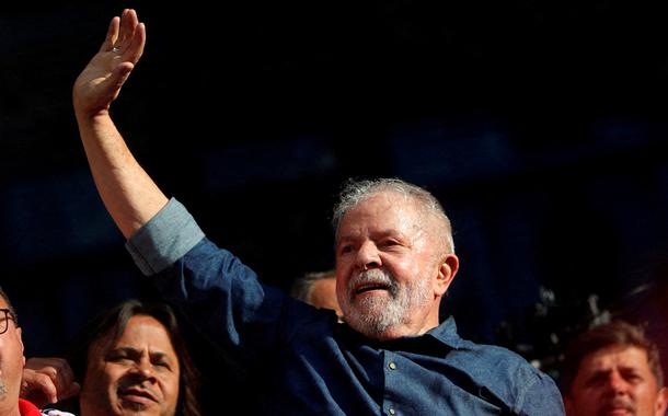 Ex-presidente Luiz Inácio Lula da Silva em São Paulo 01/05/2022