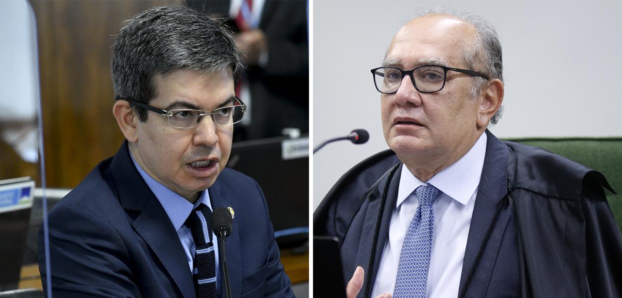Randolfe Rodrigues e Gilmar Mendes