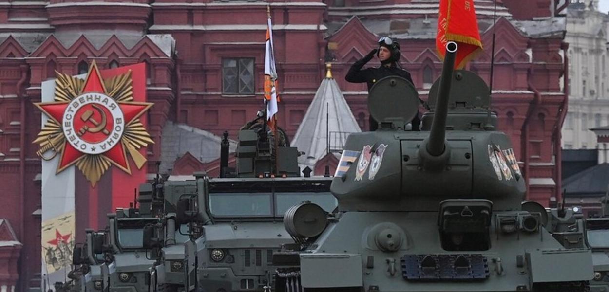 Desfile militar do Dia da Vitória, Praça Vermelha, Moscou