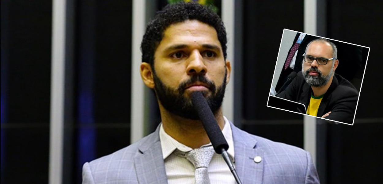 Deputado federal David Miranda e Allan dos Santos