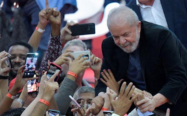 Ex-presidente Luiz Inácio Lula da Silva (PT) durante ato de pré-campanha em Belo Horizonte 09/05/2022