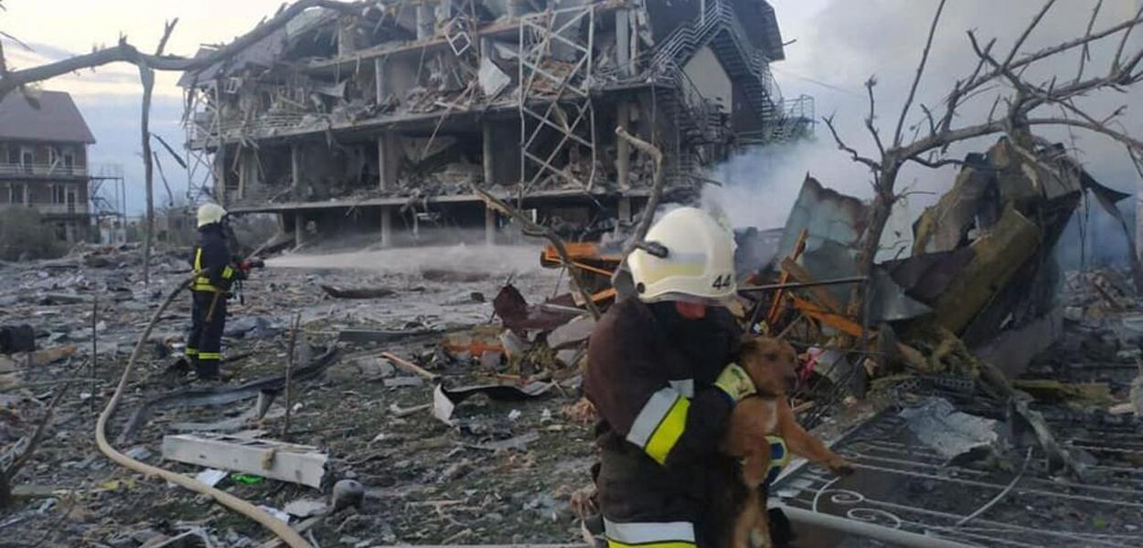 Ataque russo em Odessa