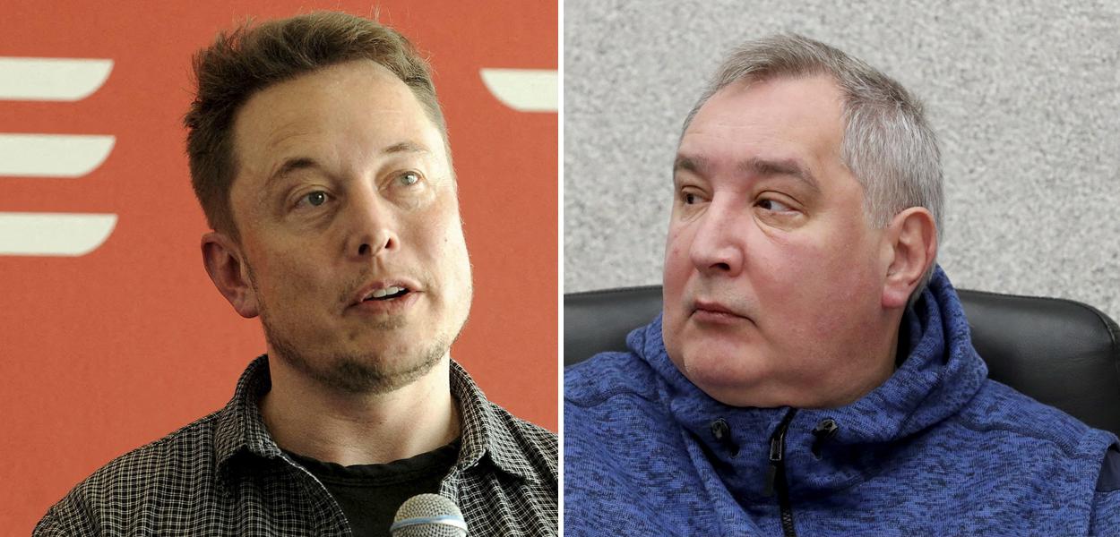 Elon Musk e Dmitry Rogozin