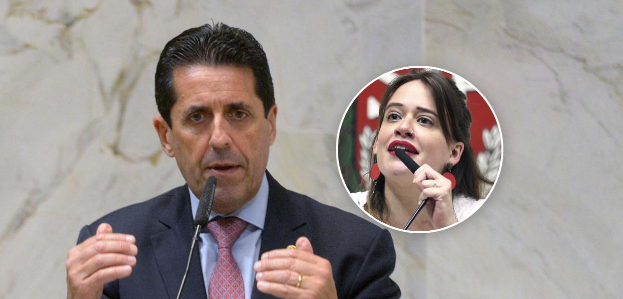 Delegado Olim e Isa Penna