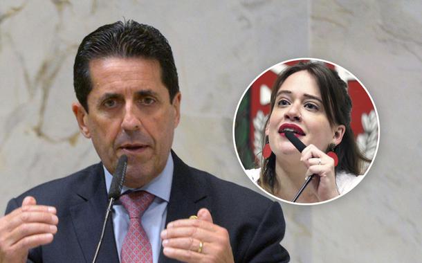 Delegado Olim e Isa Penna