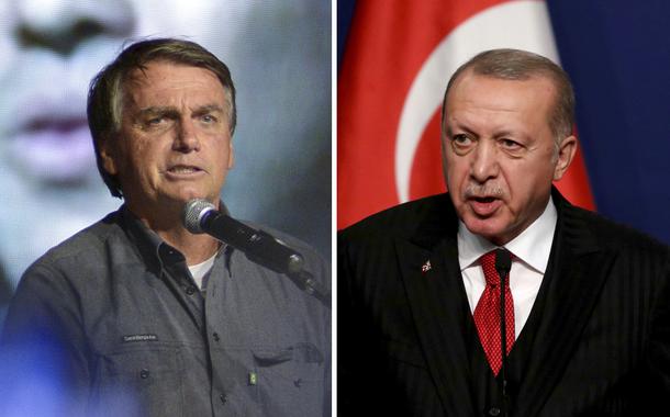 Jair Bolsonaro e Recep Tayyip Erdoğan