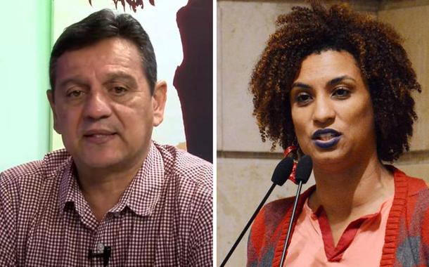 Vereador de Santos Sérgio Santana e Marielle Franco