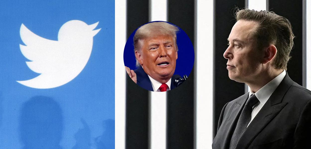 Twitter, Donald Trump e Elon Musk e