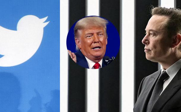 Twitter, Donald Trump e Elon Musk e