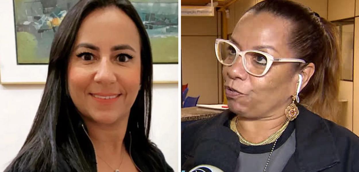 Advogada Luciana Pires e a delegada Adriana de Belém