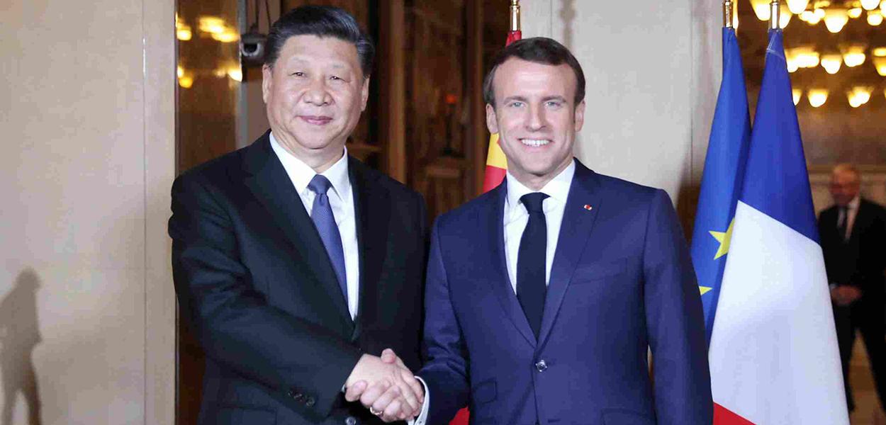 Xi Jinping e Macron