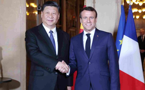 Xi Jinping e Macron