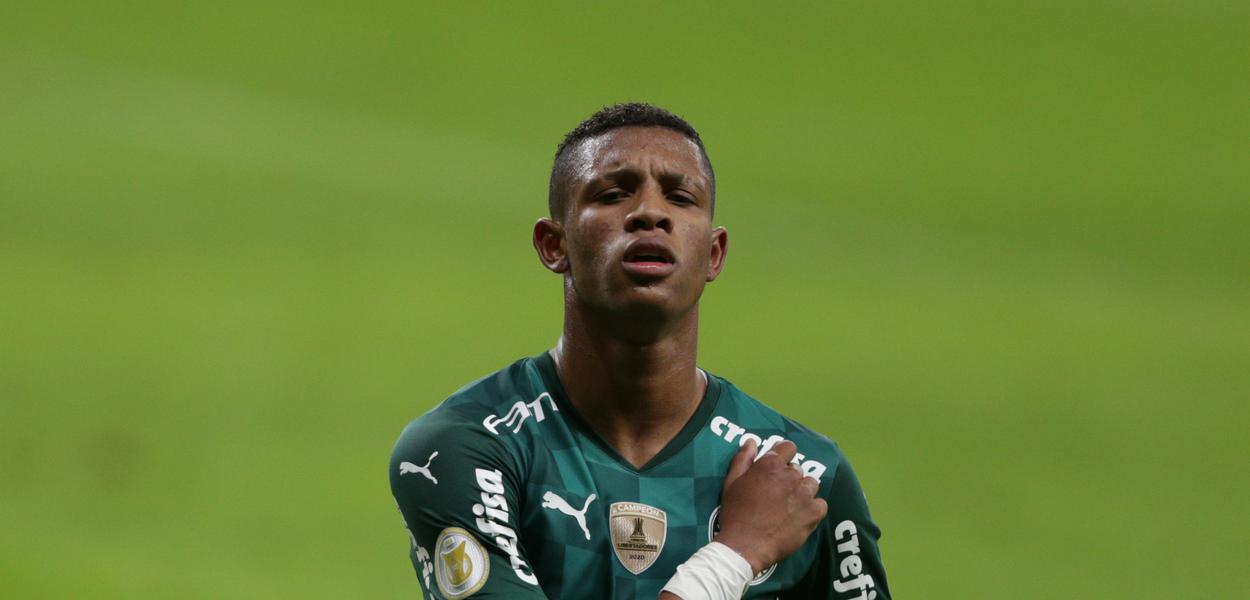 Danilo, do Palmeiras, após partida contra o Atlético Mineiro pelo Campeonato Brasileiro em 2021