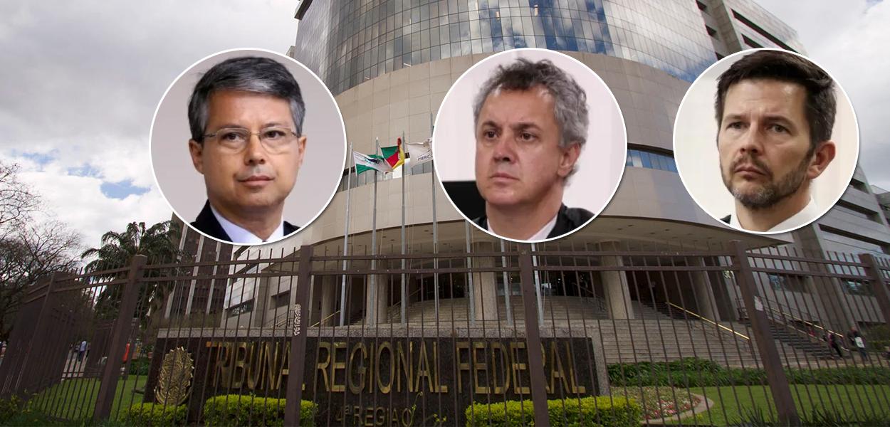 Victor Laus, João Pedro Gebran Neto e Leandro Paulsen