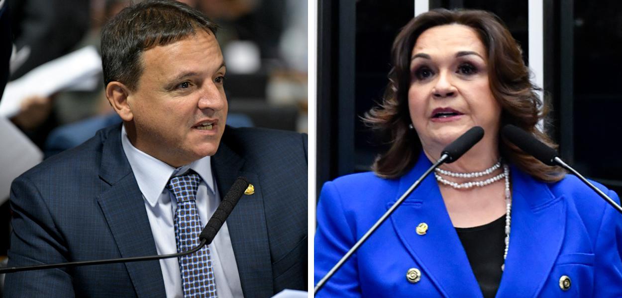 Senador Márcio Bittar e a senadora Eliane Nogueira