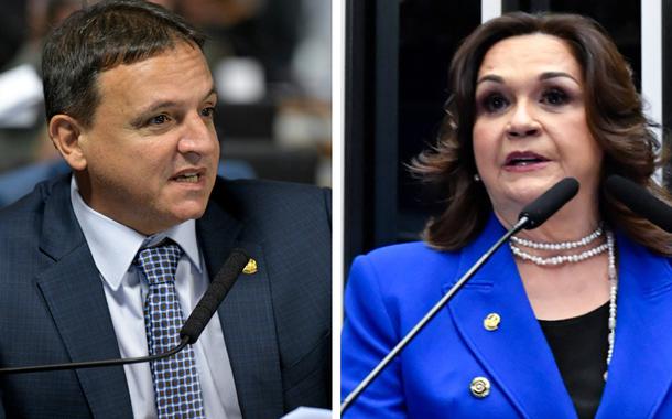 Senador Márcio Bittar e a senadora Eliane Nogueira