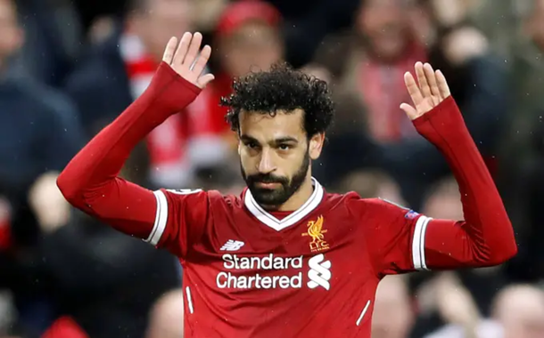 O atacante egípcio Mohamed Salah do Liverpool