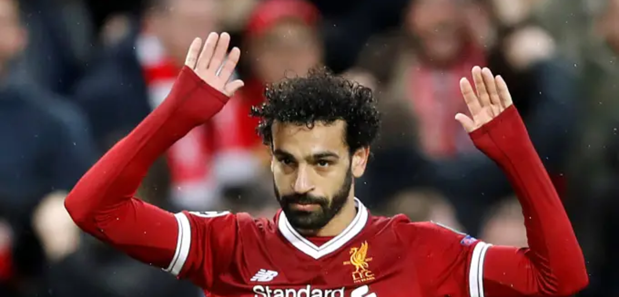 O atacante egípcio Mohamed Salah do Liverpool