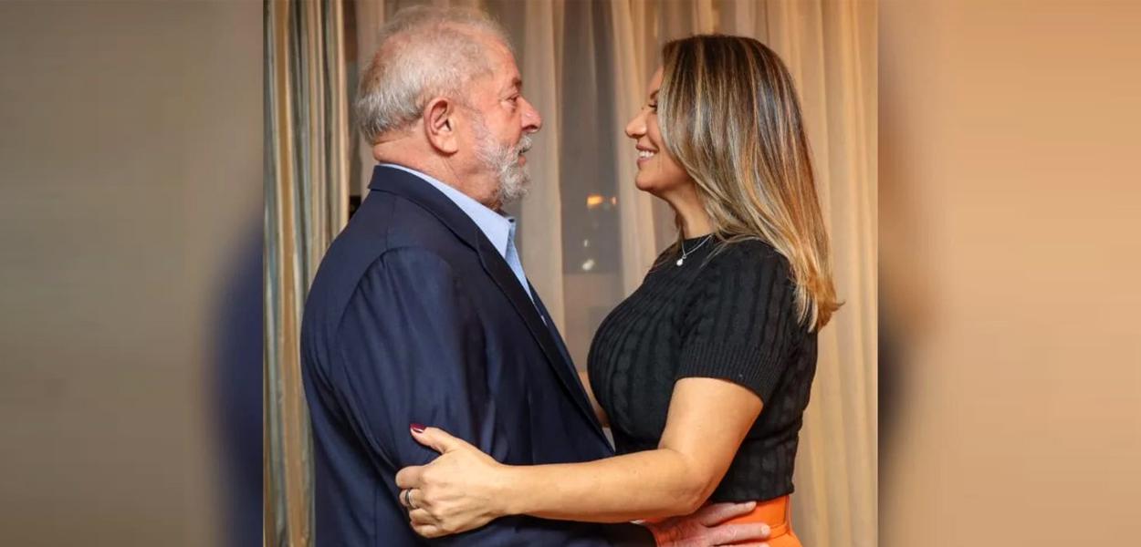 Ex-presidente Lula e a socióloga Rosângela da Silva