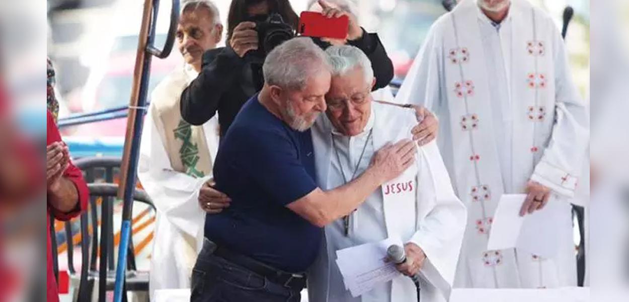 Lula e Dom Angélico Bernardino