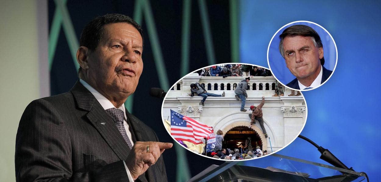 Mourão, invasão ao Capitólio dos Estados Unidos e Bolsonaro