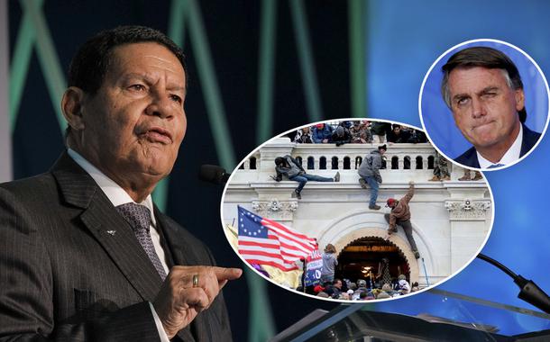 Mourão, invasão ao Capitólio dos Estados Unidos e Bolsonaro