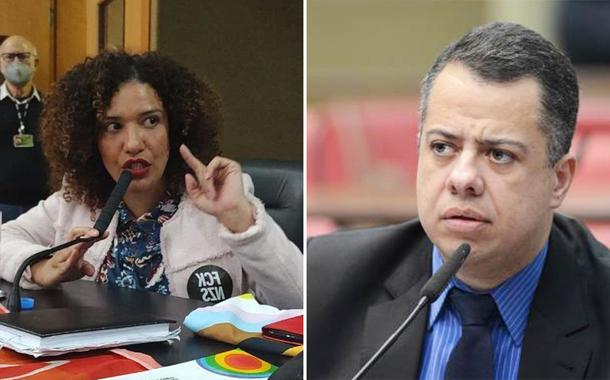 Mônica Seixas e Wellington Santos