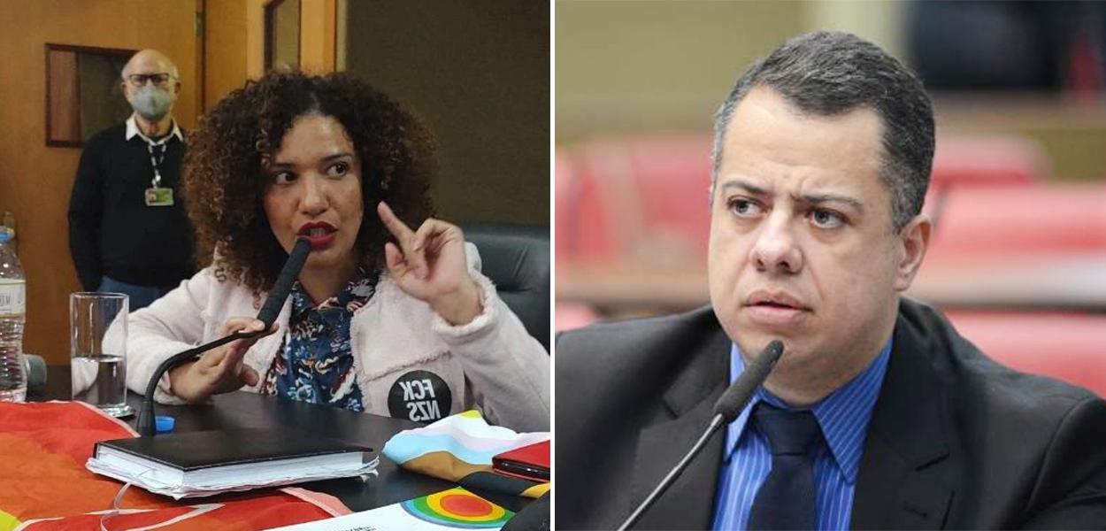 Mônica Seixas e Wellington Santos