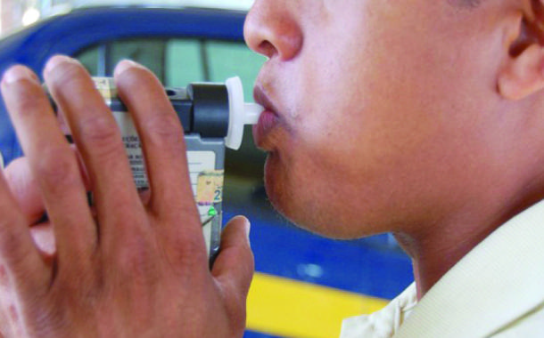 58 mil motoristas realizaram o teste do bafômetro em 2012