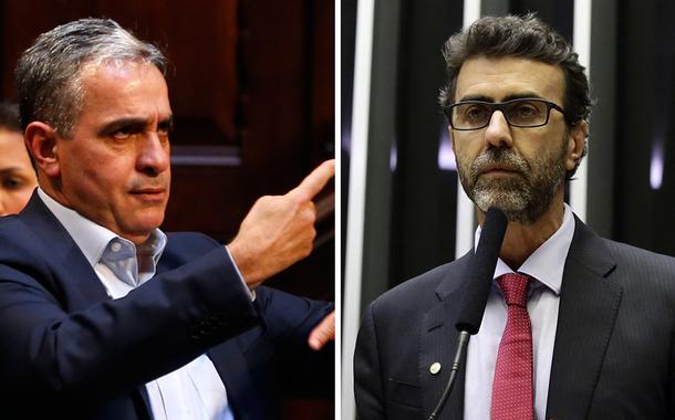 André Ceciliano e Marcelo Freixo