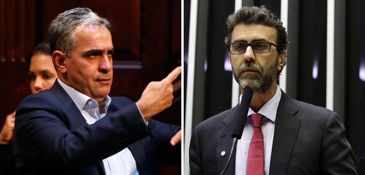 André Ceciliano e Marcelo Freixo