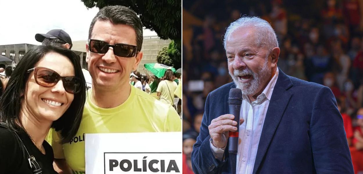 Marília Alencar com Erasmo Júnior e Lula