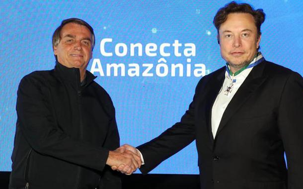 Bolsonaro e Elon Musk