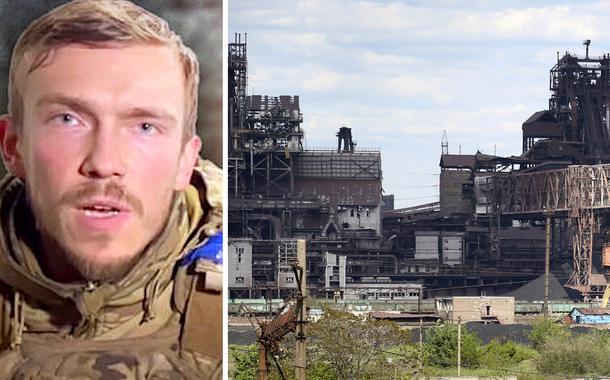 Comandante do regimento Azov, Denis Prokopenko, e fábrica de Azovstal