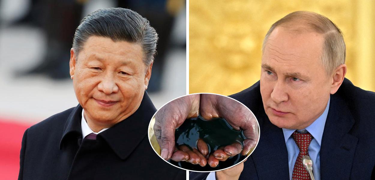 Presidentes Xi Jinping (China) e Vladimir Putin (Rússia)