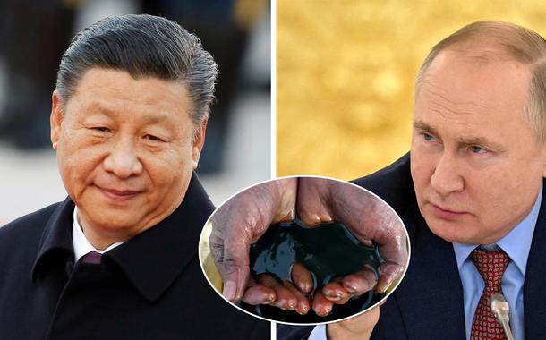 Presidentes Xi Jinping (China) e Vladimir Putin (Rússia)